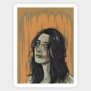 Zombie Girl Sticker